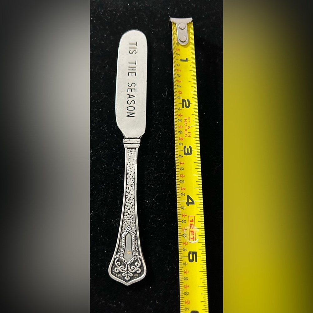 Mud Pie Silver cheese spreader set